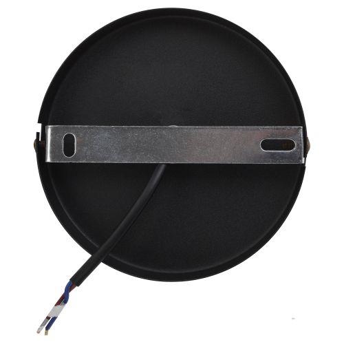 Светильник подвесной декоративный PL2 BK/RC E27 max 60W, d300 мм, шагрень черный/медь ЭРА (Б0037413)