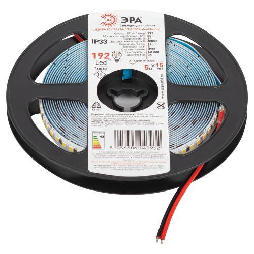 Лента светодиодная LS2835-20-192-24-33-4000К-double-5m (25/50/300) ЭРА (Б0043103)