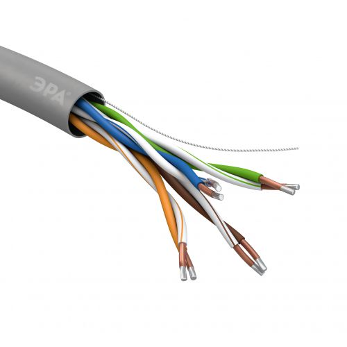 Витая пара U/UTP 4x2x24 AWG Cat5e CCA PVC 100 м SIMPLE (Б0044439)