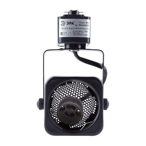 Светильник трековый TR10-GU10 MR16 1ф BK черн. Эра Б0044262