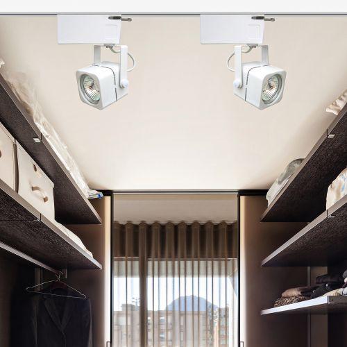 Светильник трековый TR10-GU10 MR16 1ф WH бел. Эра Б0044261