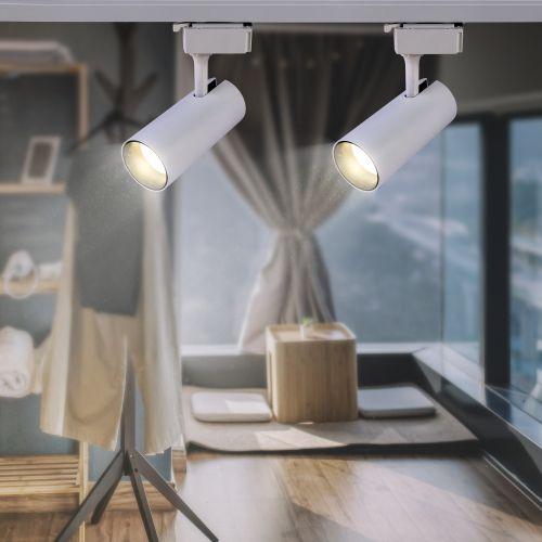 Светильник трековый TR5-10 10Вт COB 4000К 700лм 1ф WH бел. Эра Б0049050