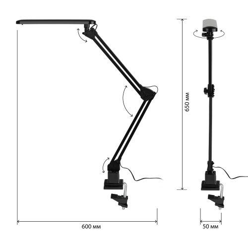 NLED-441-7W-BK Светильники настольные ЭРА наст.светильник NLED-441-7W-BK черный (Б0008002)