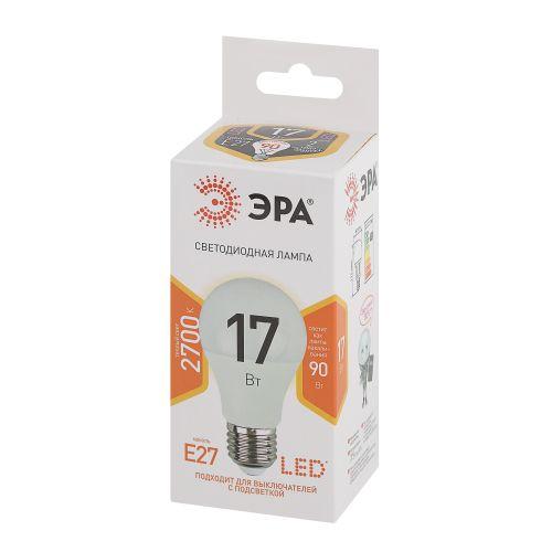 Лампа светодиодная A60-17W-827-E27 грушевидная 1360лм ЭРА Б0031699