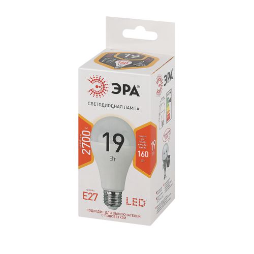 Лампа светодиодная A65-19W-827-E27 грушевидная 1520лм ЭРА Б0031702