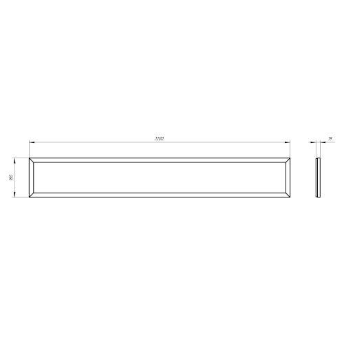 Светильник светодиодный 50Вт 4000К 4500Лм 1200х180х19 призма SPO-7-50-4K-P ЭРА Б0050653