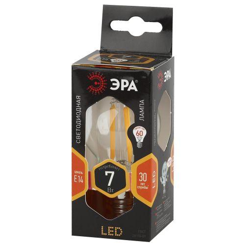Лампа светодиодная F-LED P45-7w-827-E14 ЭРА Б0027946