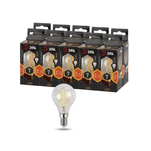 Лампа светодиодная F-LED P45-7w-827-E14 ЭРА Б0027946