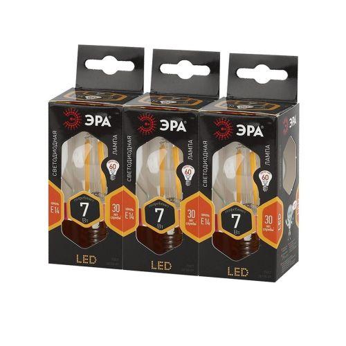 Лампа светодиодная F-LED P45-7w-827-E14 ЭРА Б0027946