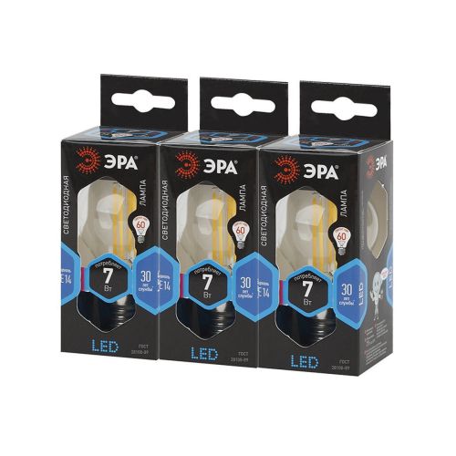 Лампа светодиодная F-LED P45-7w-840-E14 ЭРА Б0027947