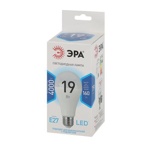 Лампа светодиодная A65-19W-840-E27 грушевидная 1520лм ЭРА Б0031703