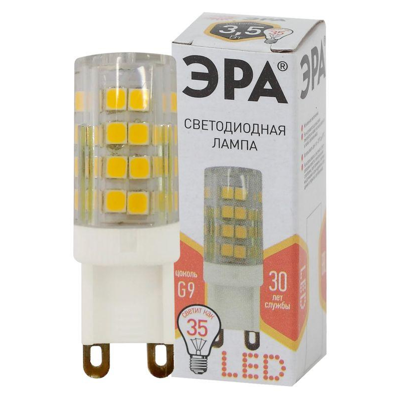 Лампа светодиодная JCD-3.5w-220V-corn ceramics-827-G9 280лм ЭРА Б0027861