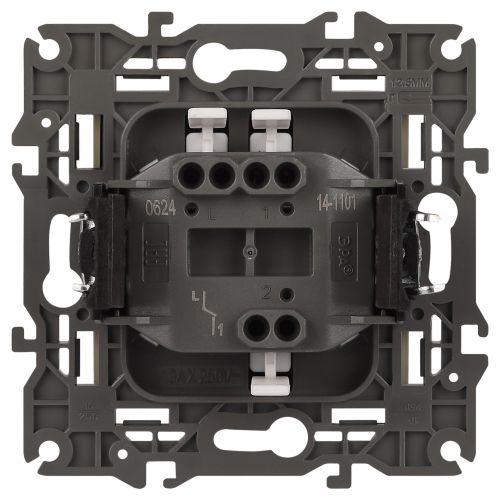 Выключатель 1-кл. СП Эра Elegance 14-1101-02 10А IP20 250В 10AX механизм сл. кость Эра Б0034208