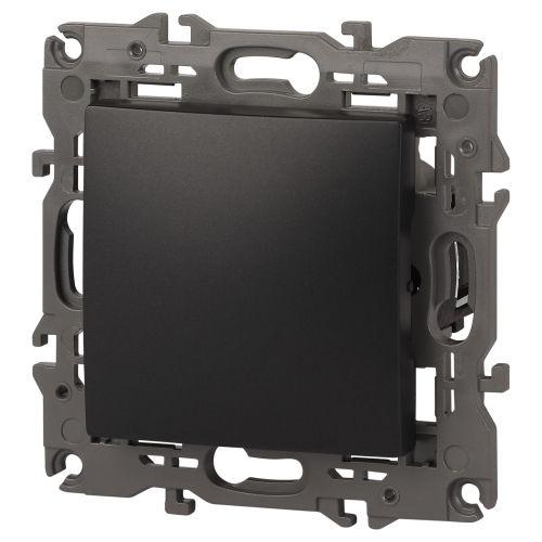 Выключатель 1-кл. СП Эра Elegance 14-1101-05 10А IP20 250В 10AX механизм антрацит Эра Б0034212