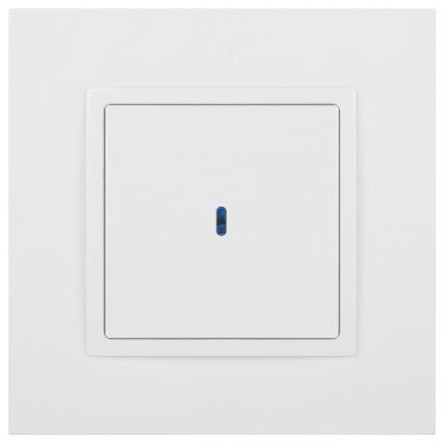 Выключатель 1-кл. СП Эра Elegance 14-1102-01 10А IP20 250В 10AX с подсветкой механизм бел. Эра Б0034215