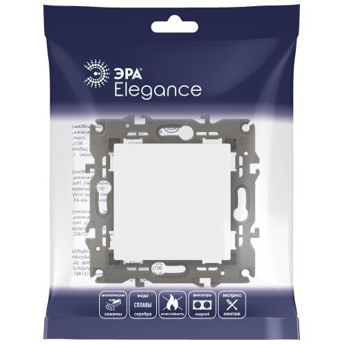 Механизм переключателя 1-кл. СП Эра Elegance 10А IP20 14-1103-01 250В 10AX бел. Эра Б0034222