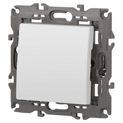 Механизм переключателя 1-кл. СП Эра Elegance 10А IP20 14-1103-01 250В 10AX бел. Эра Б0034222