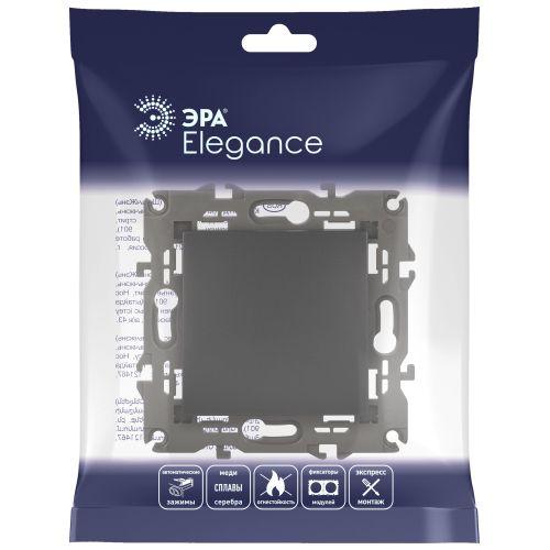 Механизм переключателя 1-кл. СП Эра Elegance 10А IP20 14-1103-05 250В 10AX антрацит Эра Б0034227
