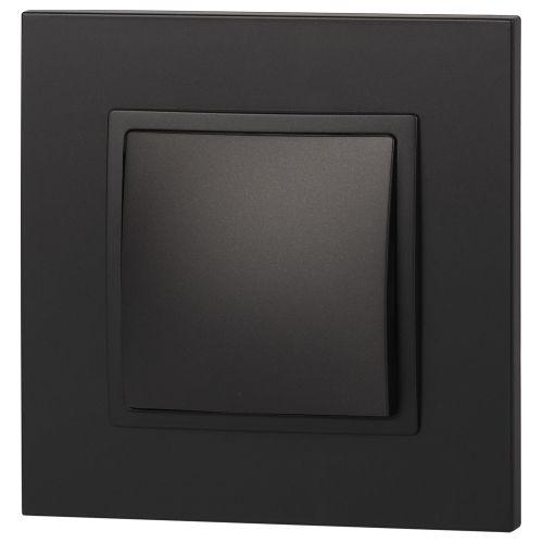 Механизм переключателя 1-кл. СП Эра Elegance 10А IP20 14-1103-05 250В 10AX антрацит Эра Б0034227