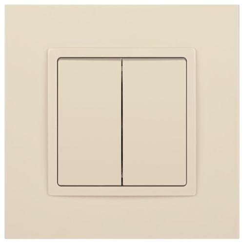 Выключатель 2-кл. СП Эра Elegance 14-1104-02 10А IP20 250В 10AX механизм сл. кость Эра Б0034231