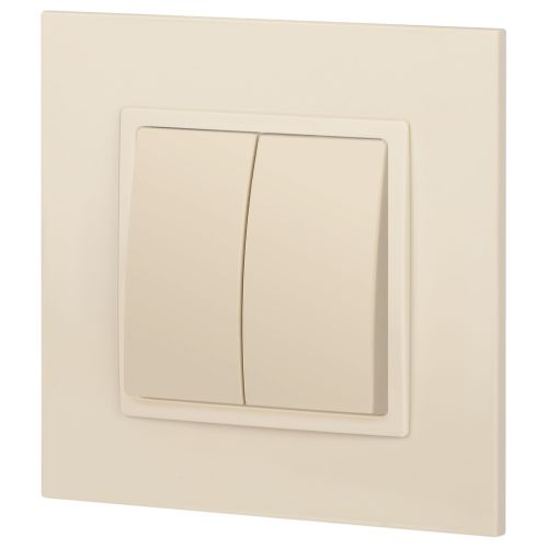 Механизм переключателя 2-кл. СП Эра Elegance 10А IP20 14-1106-02 250В 10AX сл. кость Эра Б0034244