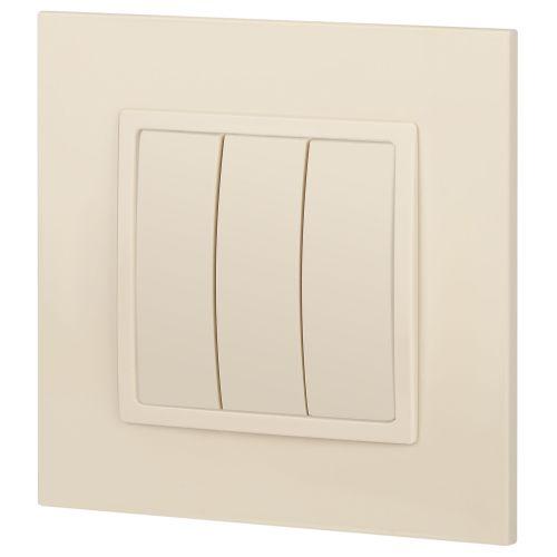 Выключатель 3-кл. СП Эра Elegance 14-1107-02 10А IP20 250В 10AX механизм сл. кость Эра Б0034250