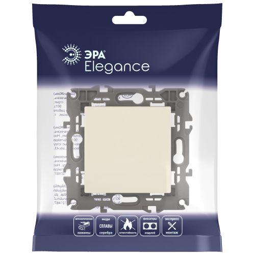 Механизм переключателя промежуточного 1-кл. СП Эра Elegance 10А IP20 14-1108-02 250В 10AX сл. кость Эра Б0034258