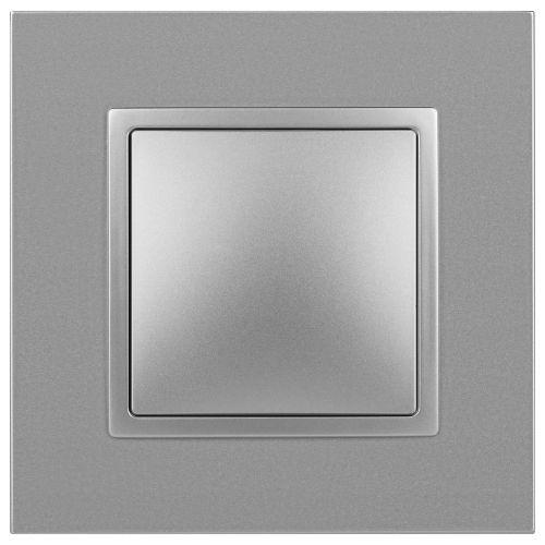 Механизм переключателя промежуточного 1-кл. СП Эра Elegance 10А IP20 14-1108-03 250В 10AX алюм. Эра Б0034259