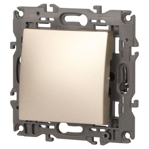 Механизм переключателя промежуточного 1-кл. СП Эра Elegance 10А IP20 14-1108-04 250В 10AX шампань Эра Б0034260