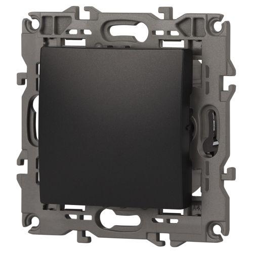 Механизм переключателя промежуточного 1-кл. СП Эра Elegance 10А IP20 14-1108-05 250В 10AX антрацит Эра Б0034261