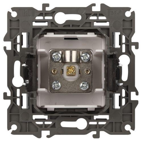 Розетка телевизионная одиночная TV 1мод. Elegance 14-3101-03 IP20 алюм. Эра Б0034292