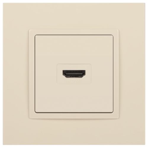 Розетка 14-3114-02 HDMI Elegance сл. кость ЭРА Б0034333