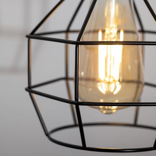 Светильник подвесной PL11 BK макс. 60Вт E27 d160мм металл черн. ЭРА Б0037458