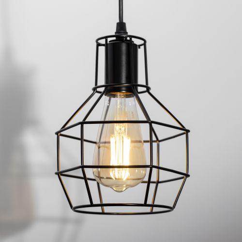 Светильник подвесной PL11 BK макс. 60Вт E27 d160мм металл черн. ЭРА Б0037458