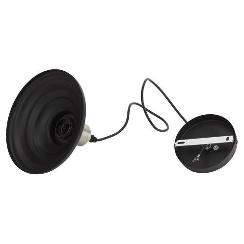 Светильник PL4 BK/BN макс. 60Вт E27 d203мм подвесной метал. шагрень черн./темн. никель ЭРА Б0037439