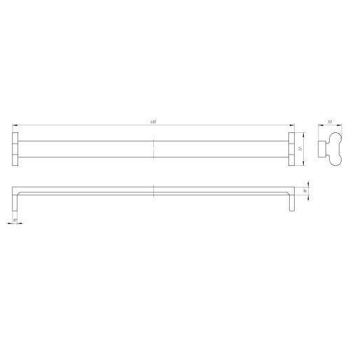 Светильник SPO-801-0-002-060 под светодиодную лампу T8 G13 600мм ЭРА Б0043772