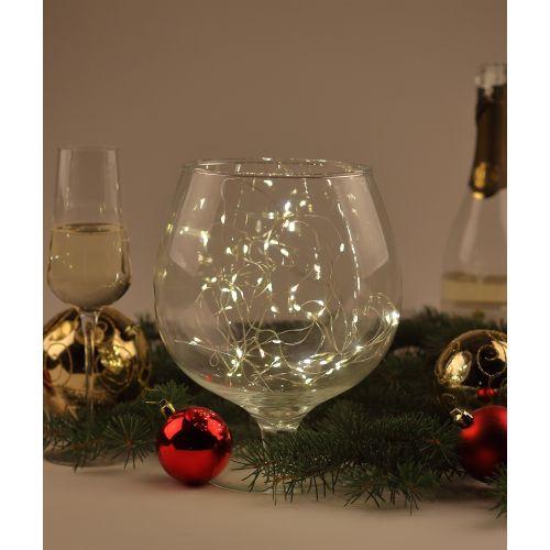 Гирлянда светодиодная "Нить" 5м 50LED тепл. свет АА ЭРА Б0047960