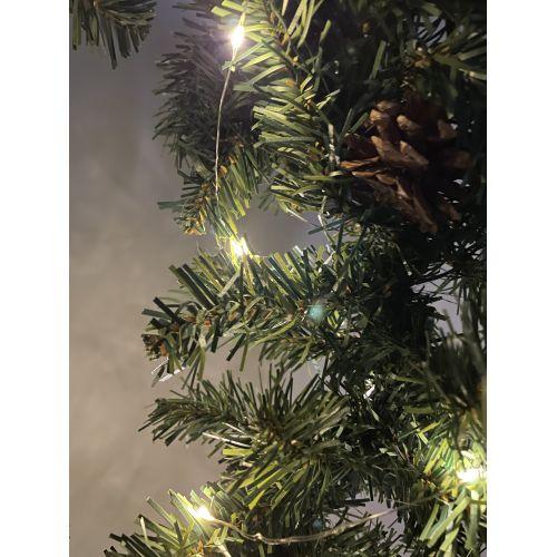 Гирлянда светодиодная "Нить" 5м 50LED тепл. свет АА ЭРА Б0047960