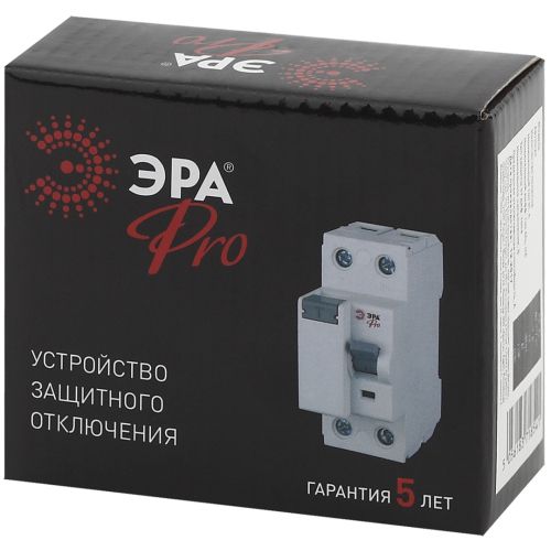 УЗО ВД1-63 Электромеханическое 1P+N 80А 30mA NO-902-55 Pro ЭРА (Б0031894)