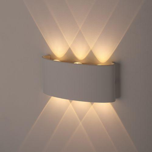 WL12 WH Подсветка ЭРА Декоративная подсветка светодиодная ЭРА 6*1Вт IP 54 белый (Б0034610)