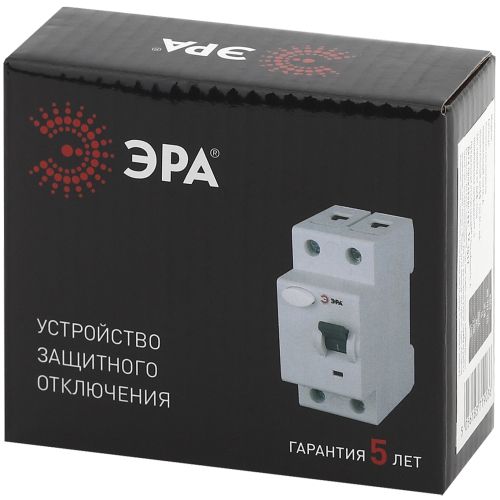 УЗО ВД1-63 Электромеханическое 1P+N 16А 10mA NO-902-65 Pro ЭРА (Б0031904)