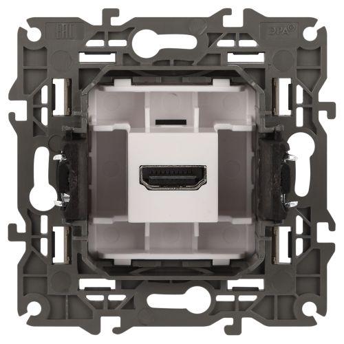 Розетка HDMI, Эра Elegance, шампань, 14-3114-04 (Б0034335)