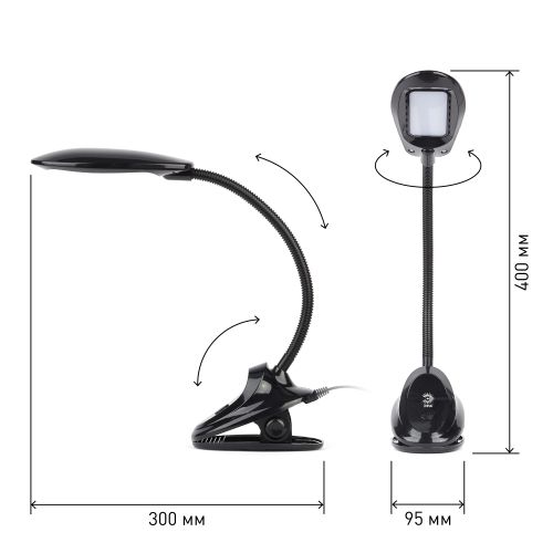 Светодиодный настольный светильник NLED-478-8W-BK черный ЭРА (Б0041085)