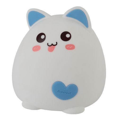 Светильник настольный NLED-414-2W-BU белый с синим ЭРА