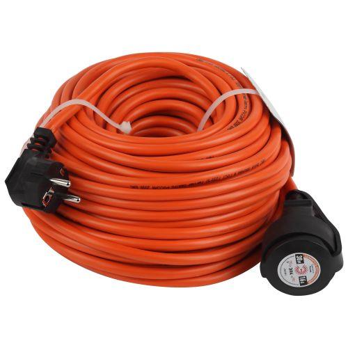 Удлинитель силовой UPx-1e-3x1.5-30m в бухте c заземлением 1 розетка 30м ПВС 3х1.5мм2