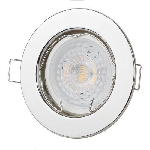 Светильник ST1 CH 50Вт MR16 12В точечный штампован. хром. ЭРА C0043799