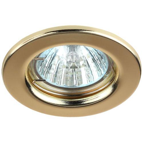 Светильник ST1 GD 50Вт MR16 12В точечный штампован. зол. ЭРА C0043798