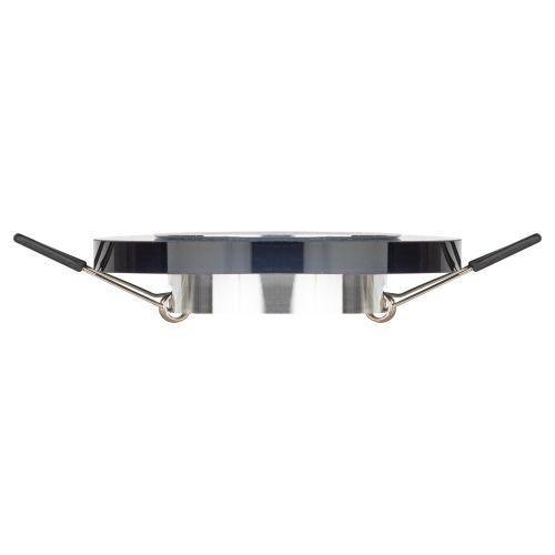 Светильник DK7 CH/BK 50Вт MR16 12В точечный; декор стекло круглое хром./черн. ЭРА C0043793