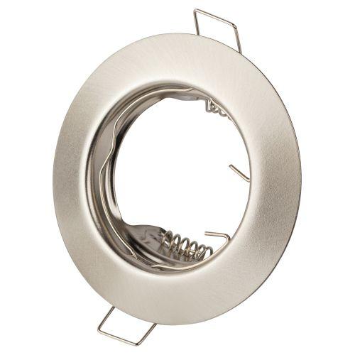 Светильник ST3 SN 50Вт 12В MR16 точечный штампован. сатин никель ЭРА C0043803