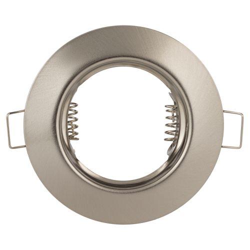 Светильник ST3 SN 50Вт 12В MR16 точечный штампован. сатин никель ЭРА C0043803